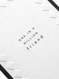 Hallmark Black White Gold Thank You Card Me Luxe 17.3cm x 11.9cm, UK version