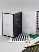 Next Hallmark Black White Gold Thank You Card Me Luxe 17.3cm x 11.9cm- Buy online at McGrocer