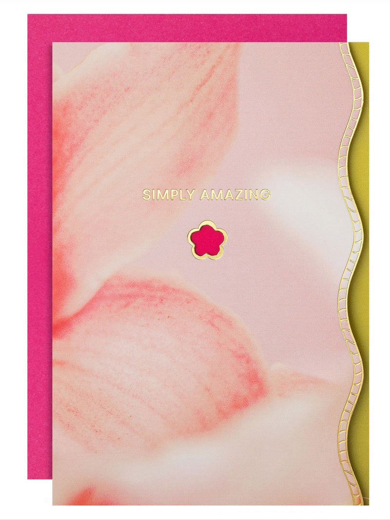 Hallmark 'Simply Amazing' greeting card Vivid Aura, UK version