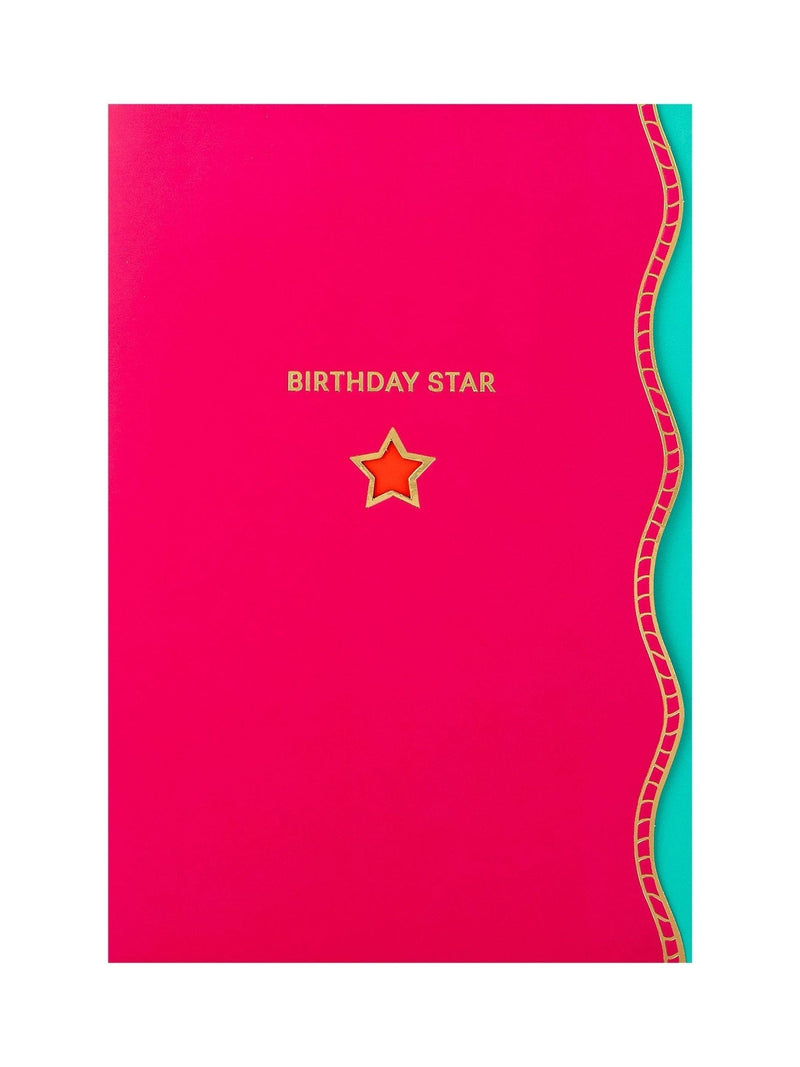 Hallmark birthday card Vivid Aura 17.3x11.9cm, UK version