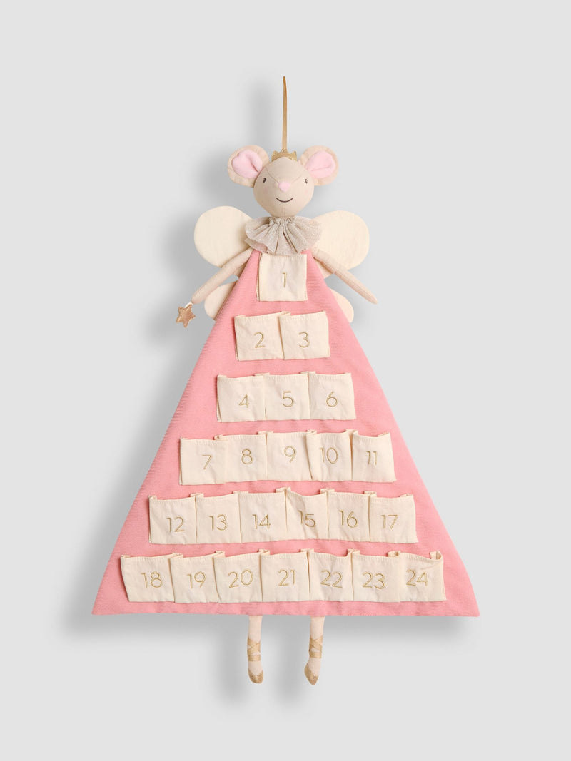 JoJo Maman Bébé Fairy Mouse hanging fabric advent calendar - British product