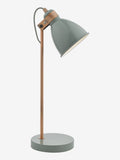 Dar Lighting Frederick task lamp grey satin copper - British product