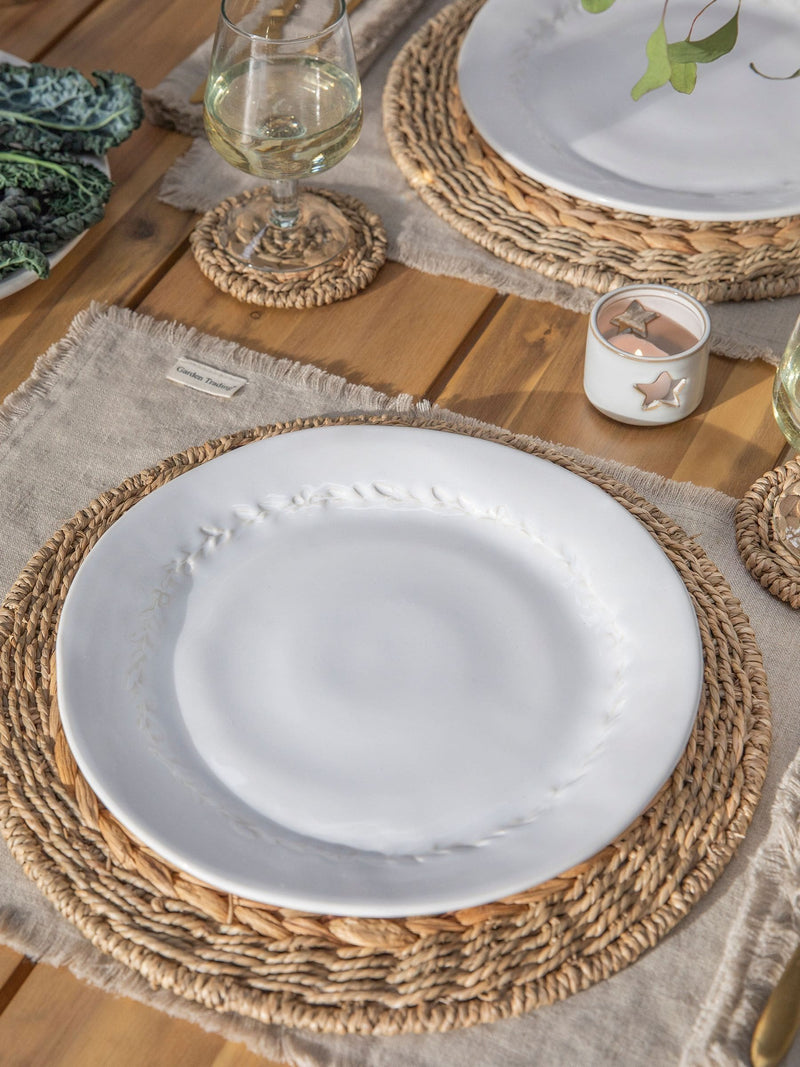 Garden Trading white dinner plates set of 4, UK version