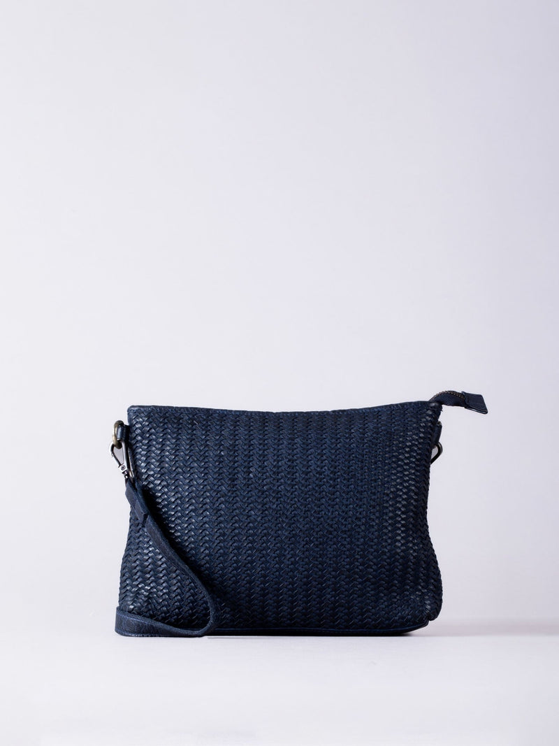 Lakeland Leather blue Wreay cross-body bag, UK version
