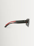 Polo Ralph Lauren Black Ph3112 pilot sunglasses, imported from the UK