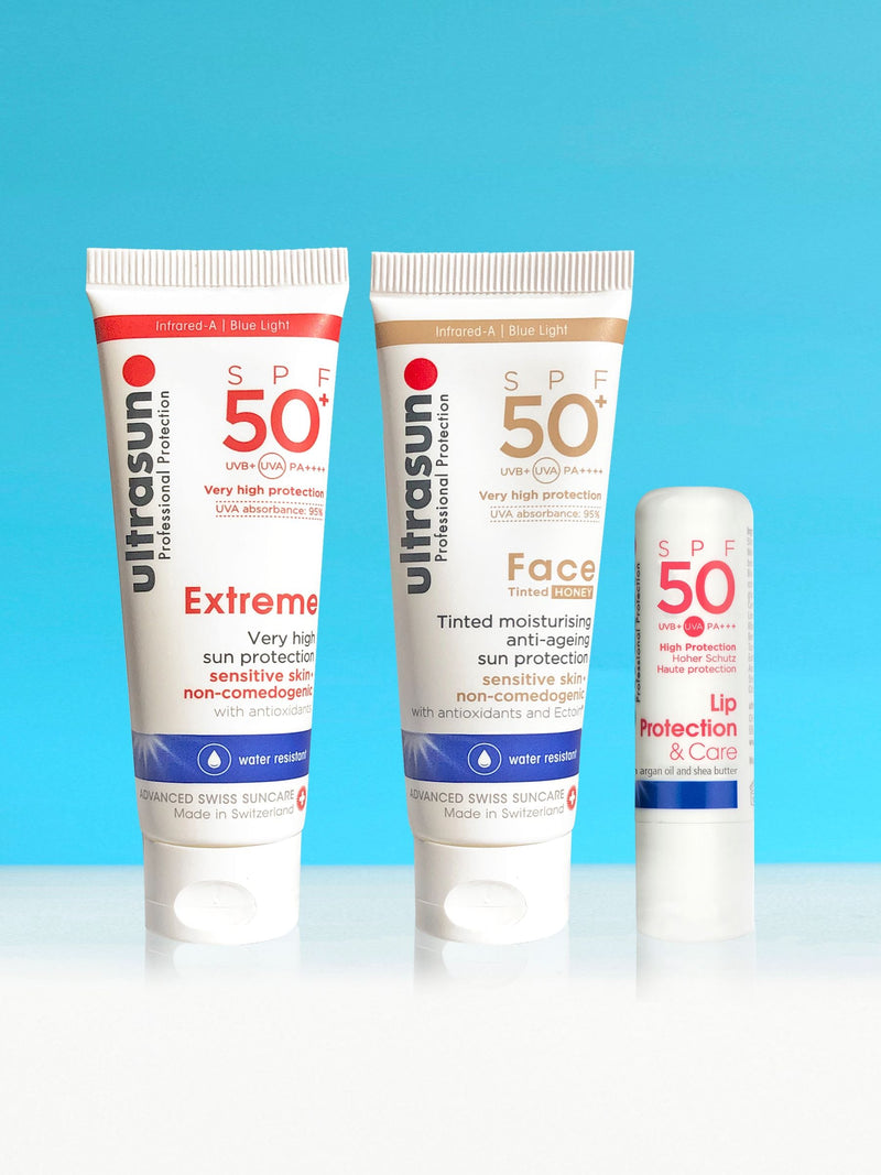 Ultrasun Mini Discovery SPF50+ sun protection bundle (British brand)