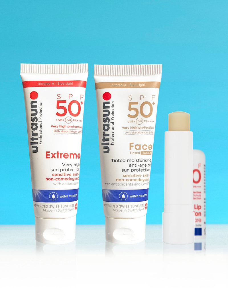 Ultrasun Mini Discovery SPF50+ sun protection bundle (British brand)