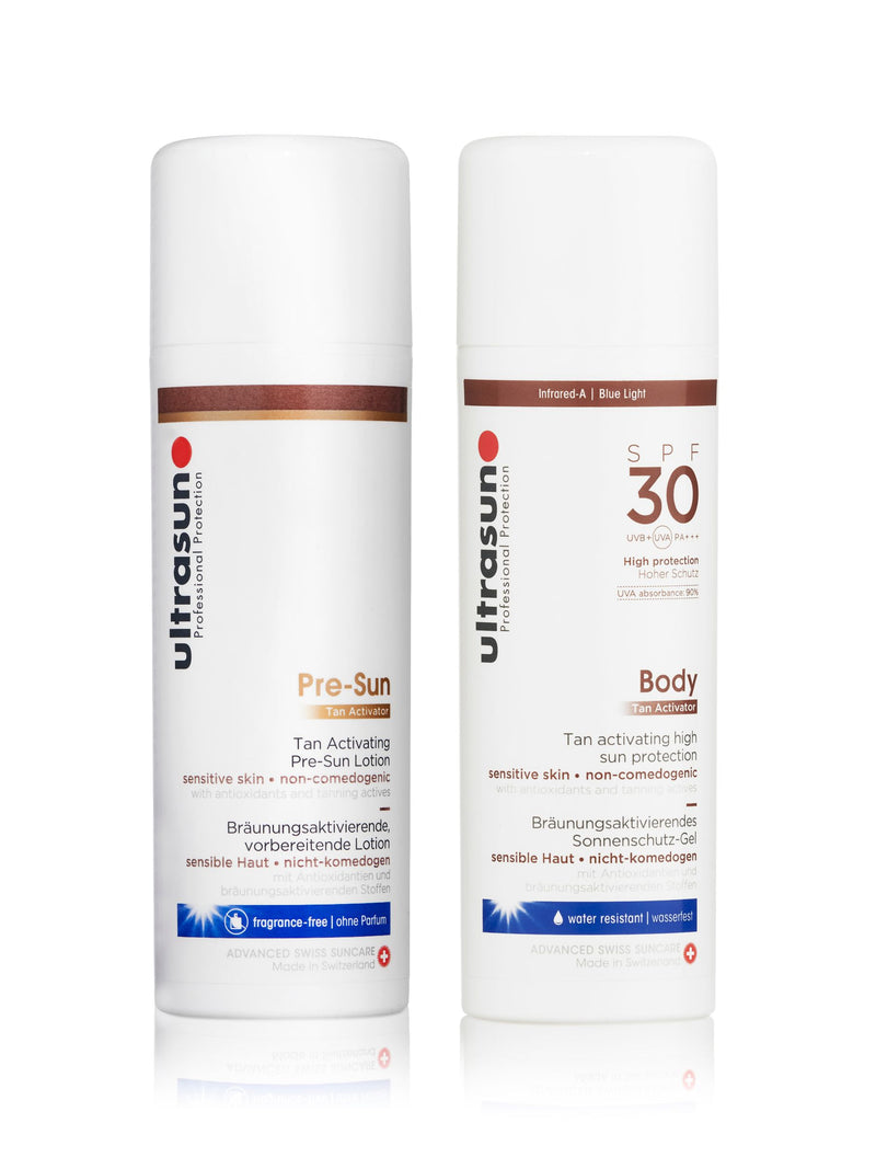 Ultrasun SPF 30 tan activator bundle 150ml (British brand)