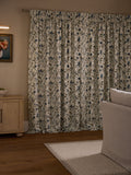 Embroidered bird curtains linen blend 2-pack - British product