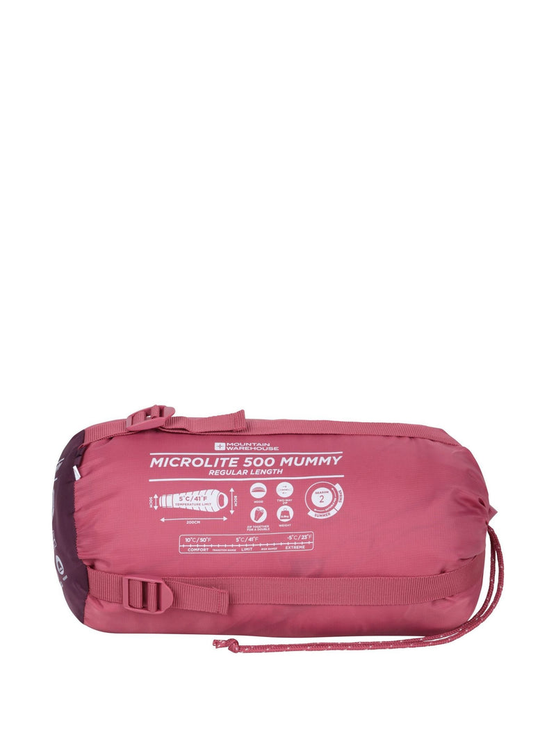 Mountain Warehouse Microlite 500 sleeping bag, UK version