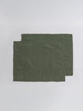 Secret Linen Store olive green linen placemat 35x50cm (British brand)