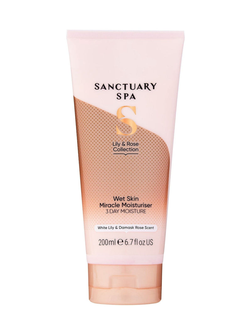 Sanctuary Spa Lily and Rose Collection Wet Skin Miracle Moisturiser 200ml (British brand)