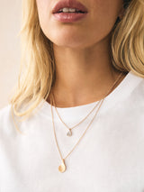Next Gold Tone Sparkle Petal Layered Necklace- Buy online at McGrocer