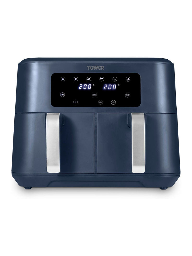 Tower Blue Vortx dual basket air fryer 8.5L (British brand)
