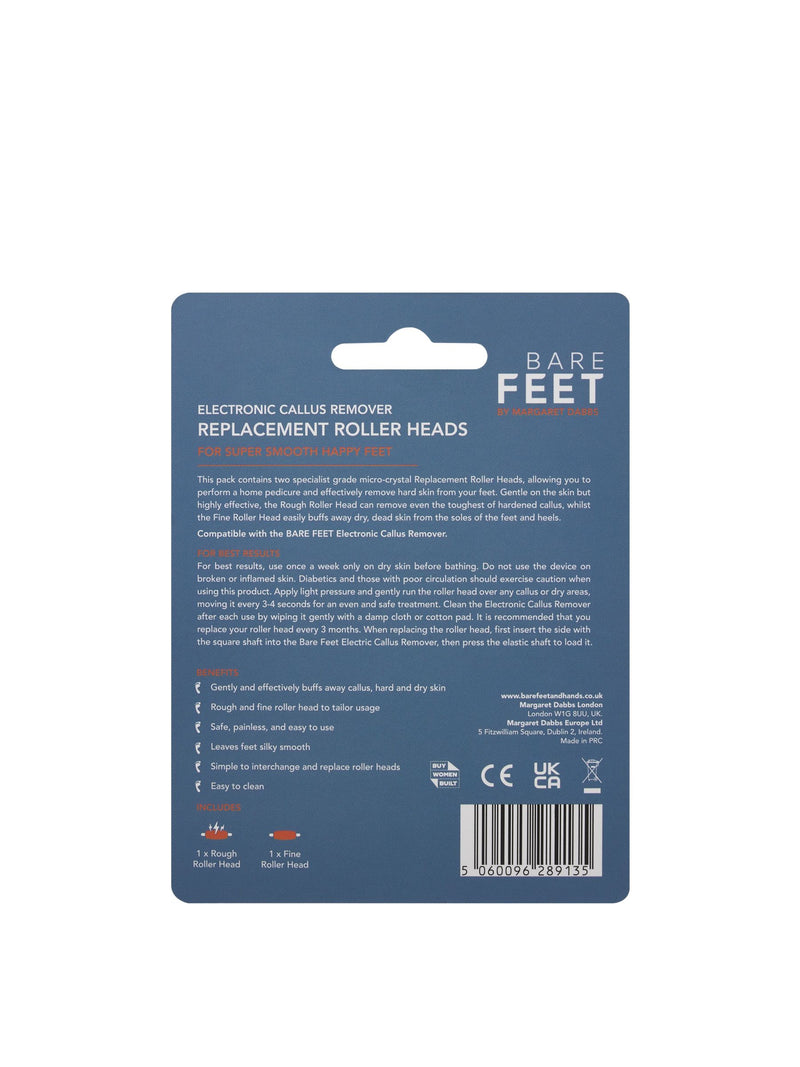 Margaret Dabbs electronic callus remover replacement roller heads - British product