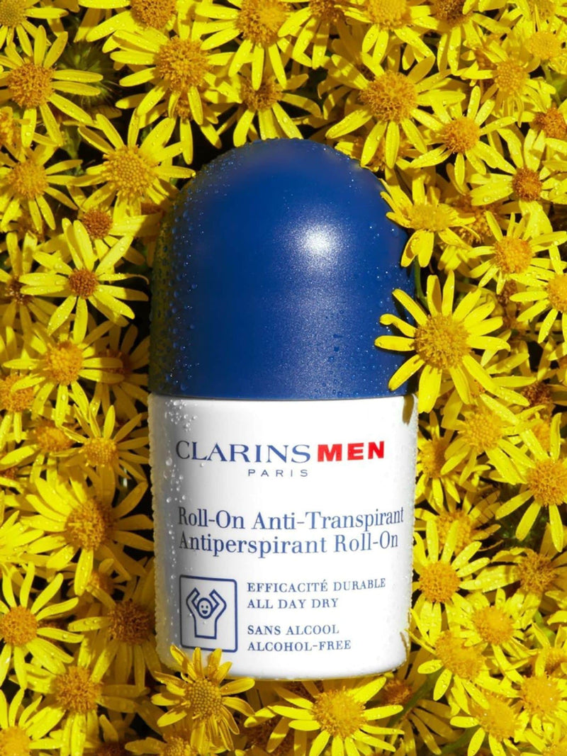 Clarins men's antiperspirant roll-on deodorant 50ml - British product