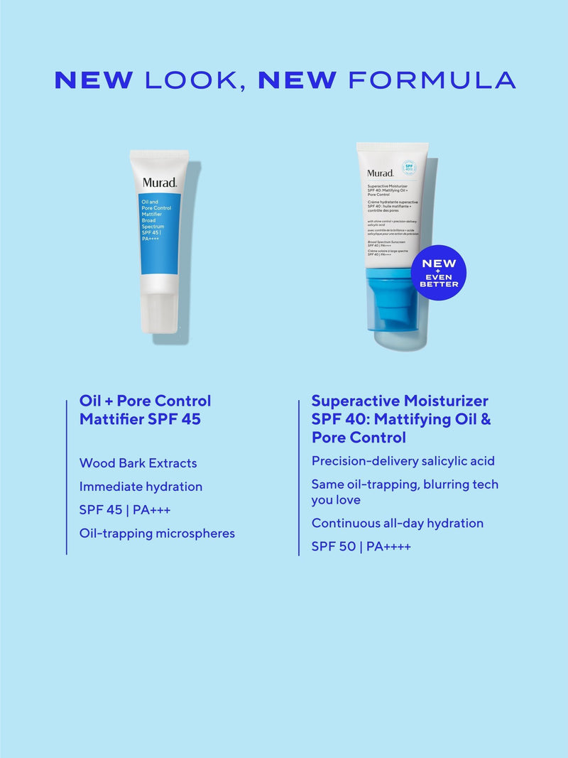 Murad Superactive Moisturizer SPF Oil and Pore Control 50ml, imported from the UK