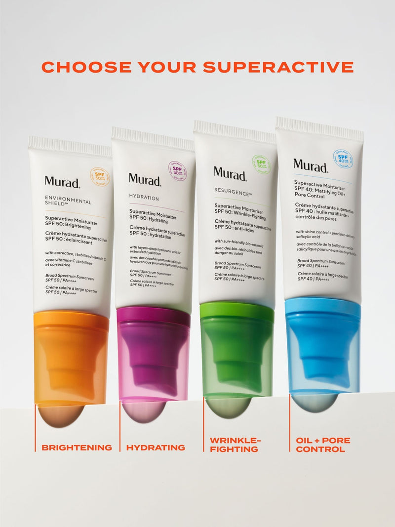 Murad Superactive SPF50 brightening moisturiser 50ml, UK version