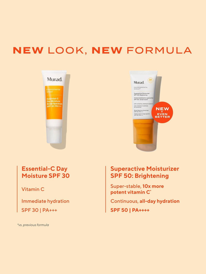 Murad Superactive SPF50 brightening moisturiser 50ml, UK version