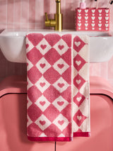 Next Pink Heart Towel- Buy online at McGrocer