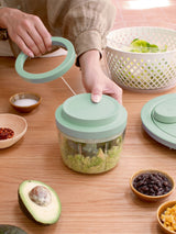 Next Brabantia Jade Green Tasty+ Manual Food Chopper 0.6L- Buy online at McGrocer
