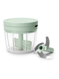 Brabantia Jade Green Tasty+ manual food chopper (British brand)