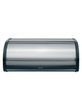 Brabantia Matt Steel Fingerprint Proof Roll Top Bread Bin - British product