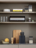 Brabantia Matt Steel Fingerprint Proof Roll Top Bread Bin - British product