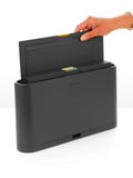 Brabantia Dark Grey Tasty+ Chopping Board Set with Tablet Stand, UK version