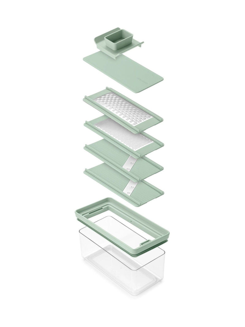 Brabantia Jade Green Tasty+ slicer and grater set - British product