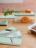 Brabantia Jade Green Tasty+ slicer and grater set - British product