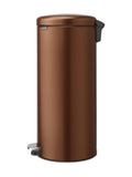 Brabantia Warm Bronze Pedal Bin 30L - British product