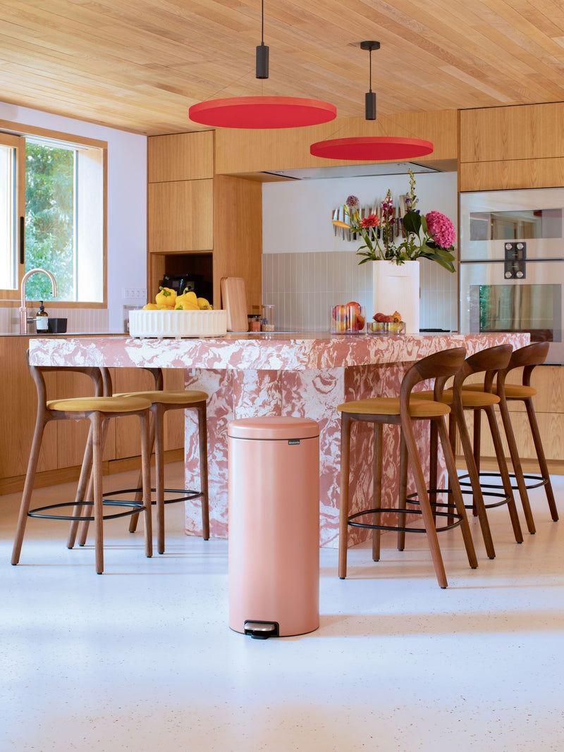 Brabantia warm copper pedal bin 30L - British product