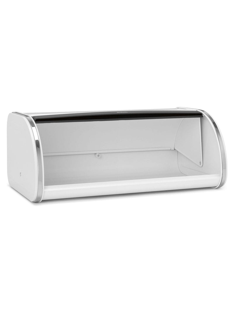 Brabantia white roll top bread bin - British product
