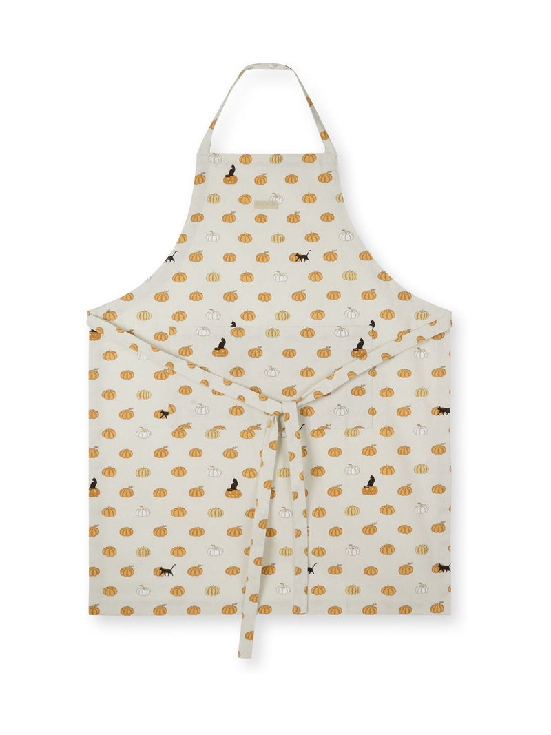 Sophie Allport Natural Trick or Treat Pumpkin Adult Apron (British brand)