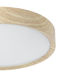 Eglo Musurita ceiling light with wood and plastic diffuser, UK version