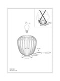 Eglo Espinal bronze steel contemporary table lamp, imported from the UK