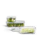 Mepal Nordic Sage glass storage set 3 piece, imported from the UK