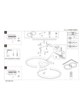 Eglo Amandolo LED ceiling light white aluminium (British brand)