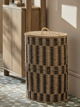 Next Natural Woven Laundry Hamper - 56x40x26cm- Buy online at McGrocer