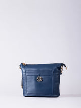Next Lakeland Leather Blue Cartmel Cross-Body Bag- Buy online at McGrocer