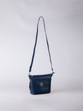 Lakeland Leather blue Cartmel cross-body bag, imported from the UK