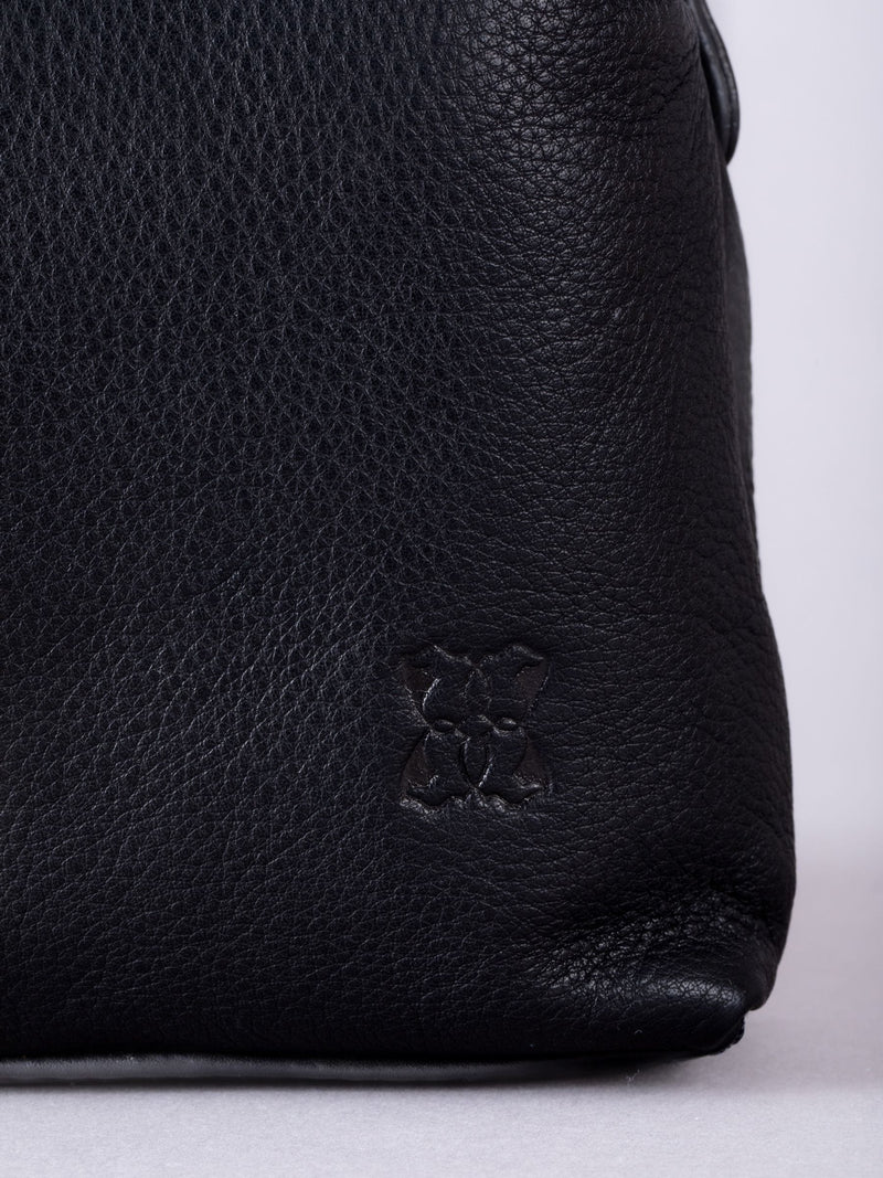 Lakeland Leather black Eden cross-body bag - British product