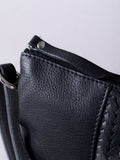 Lakeland Leather black Eden cross-body bag - British product