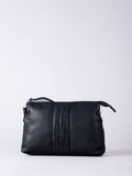 Lakeland Leather black Eden cross-body bag - British product