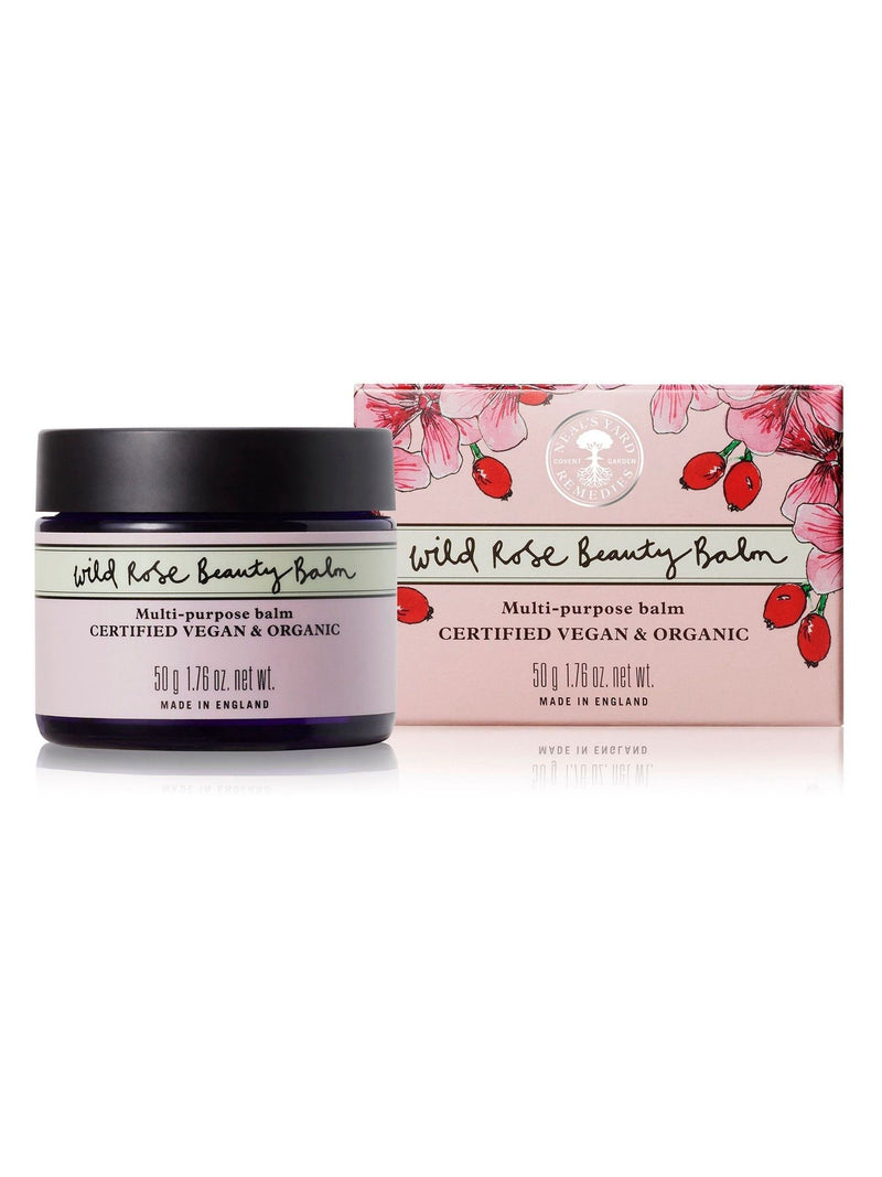 Neals Yard Wild Rose Beauty Balm 50g, imported from the UK