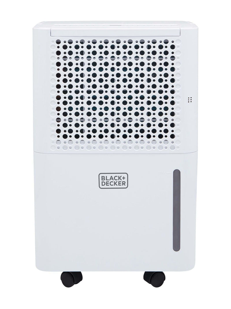Black & Decker White 12L smart dehumidifier & ionizer with 2.1L tank - British product