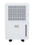 Black & Decker White 12L smart dehumidifier & ionizer with 2.1L tank - British product