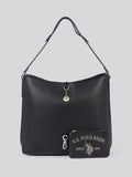US Polo Assn. Breezy Hobo Bag black, imported from the UK