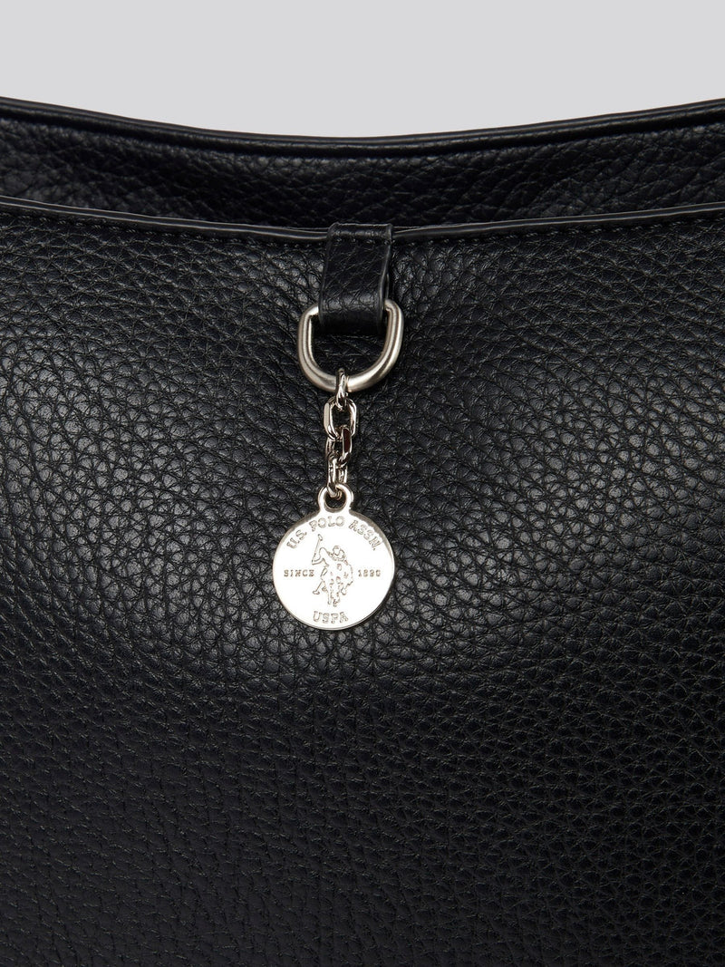 US Polo Assn. Breezy Hobo Bag black, imported from the UK